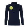 Ormeau Runners Girlie Half Zip Sweat Top Thumbnail