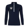 Ormeau Runners Girlie Half Zip Sweat Top Thumbnail
