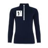 Ormeau Runners Girlie Half Zip Sweat Top Thumbnail